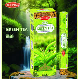 DEEPIKA印度进口正品绿茶味GREEN TEA房间清新印度香薰线香批发