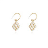 Advanced fashionable summer earrings with tassels from pearl, high-quality style, light luxury style, Korean style, 2021 years