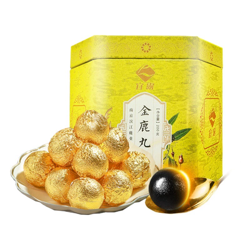 Jinlu Maru Jilin пятнистый олень оленьего хвоста крем подлинный мужской рога оленя