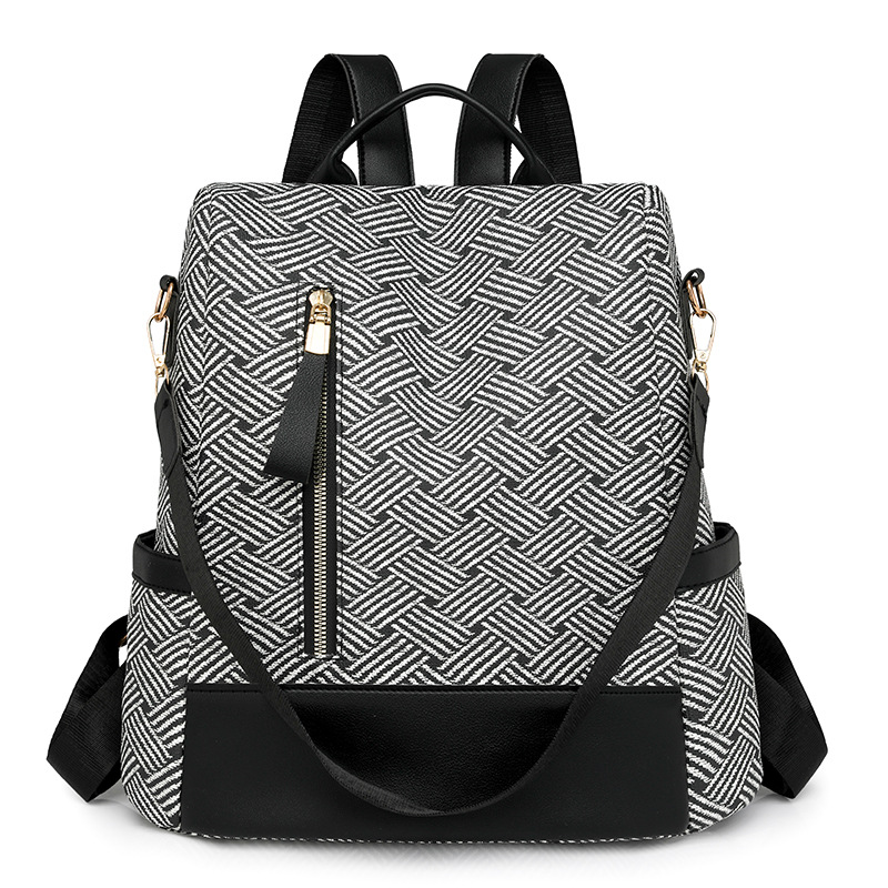 Mochila antirrobo multiusos para mujer 2024 nueva mochila de moda para mujer bolso de hombro de gran capacidad ligero y versátil