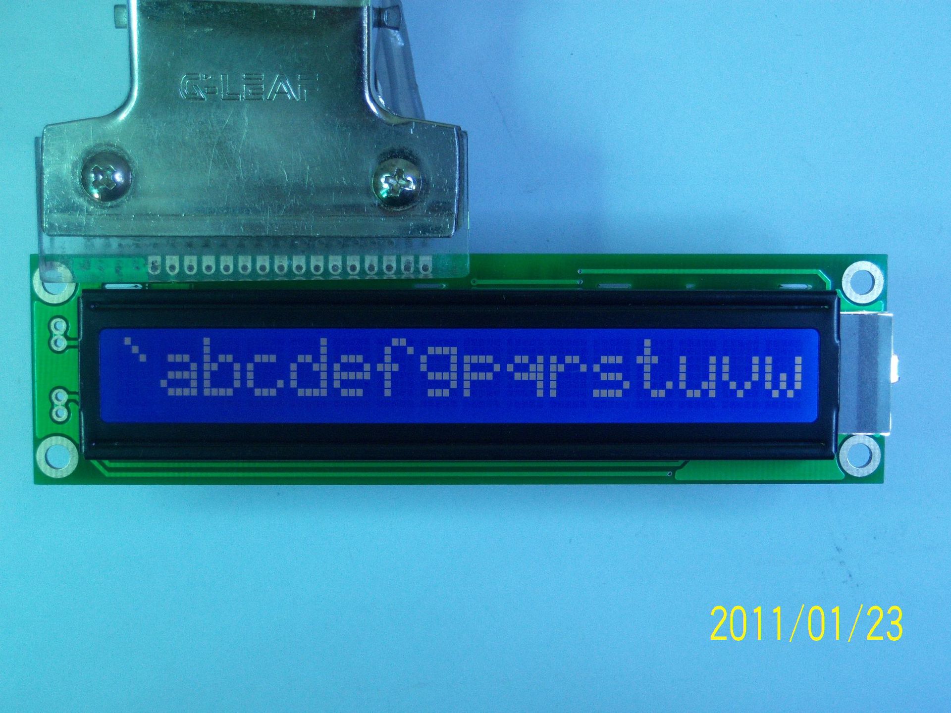 1601 RT1601E    LCM LCD 字符点阵液晶模块 液晶屏 黄绿 蓝白