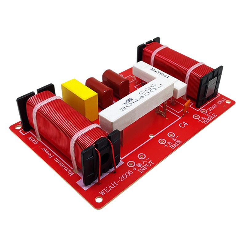 Divisor de frecuencia de altavoz de escenario profesional de dos frecuencias de alto bajo de 2 vías de modificación de audio Crossover Splitter