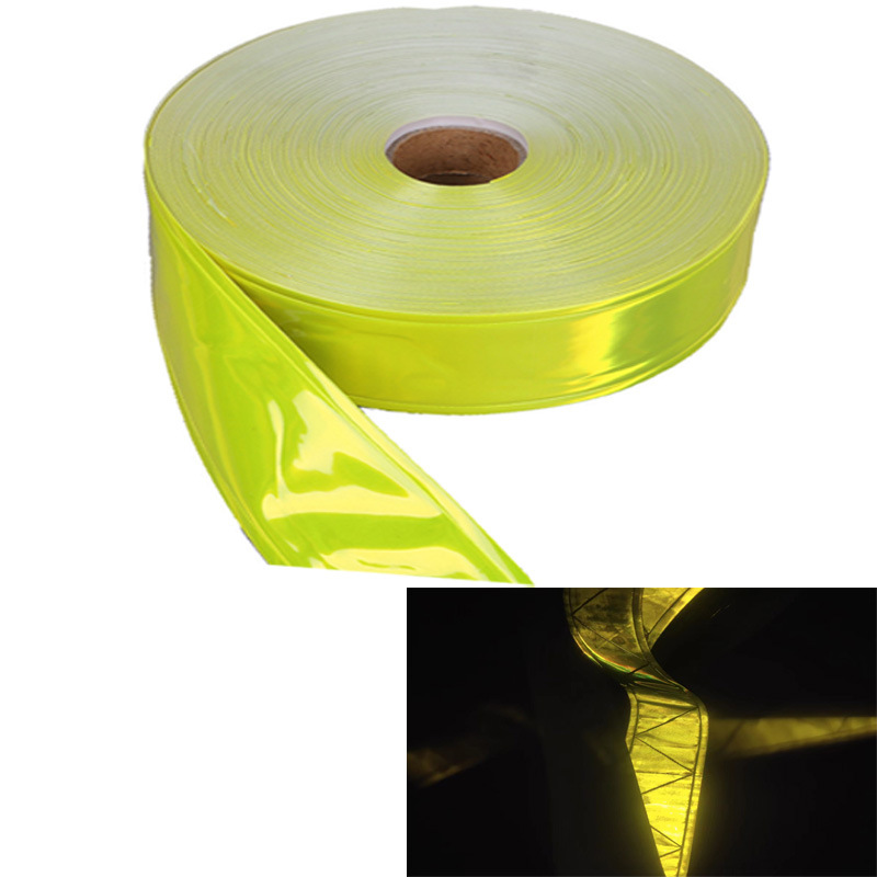 原厂家PVC反光材料劳保 衣服反光晶格片辅料工装衣反光安全警示带