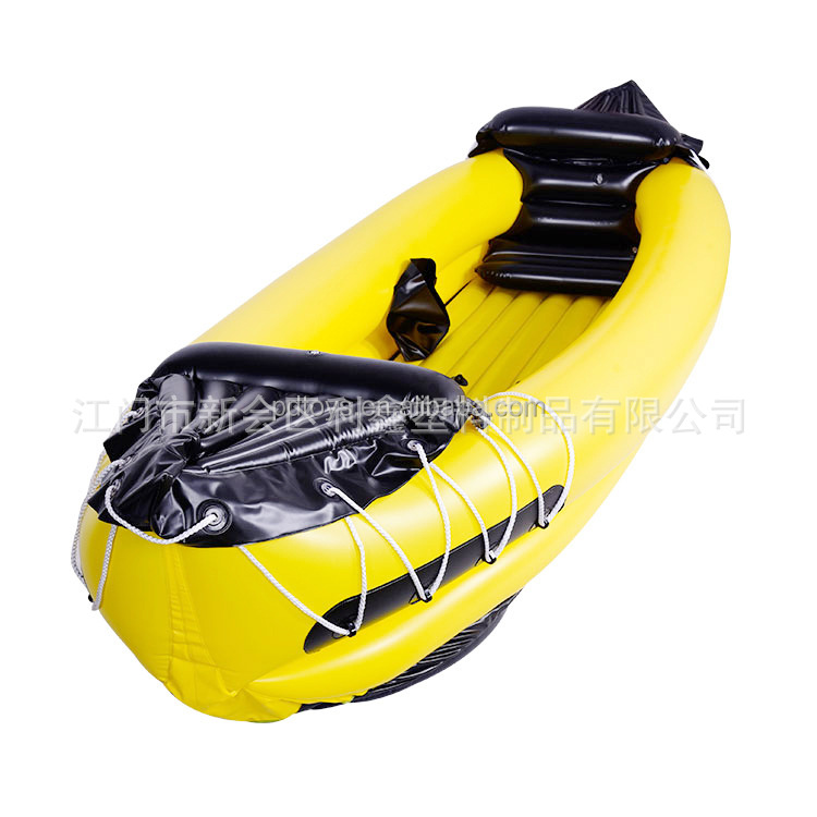 Manufacturer Customized Adult Outdoor Inflatable Boat Flood Prevention and Disaster Relief Assault Boat Hovercraft Double Inflatable Canoe Boat