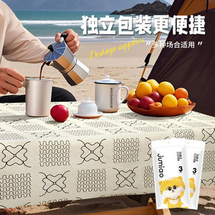 ✅ Outdoor Camping Foldableing Trolley Disposable Tablecloth Waterproof and Oil-Proof No-Wash Thickened Picnic Egg Roll Table Dining Table