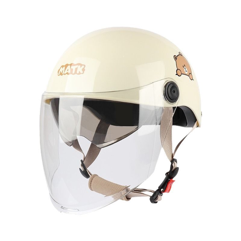 Cascos de vehículos eléctricos certificados 3C para hombres y mujeres, cascos de protección solar de verano, baterías, motocicletas, medio casco de ciclismo universal para todas las estaciones