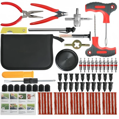 Tire Repair Tools, Repair kit - 75-piece-tire-repair-tool-set