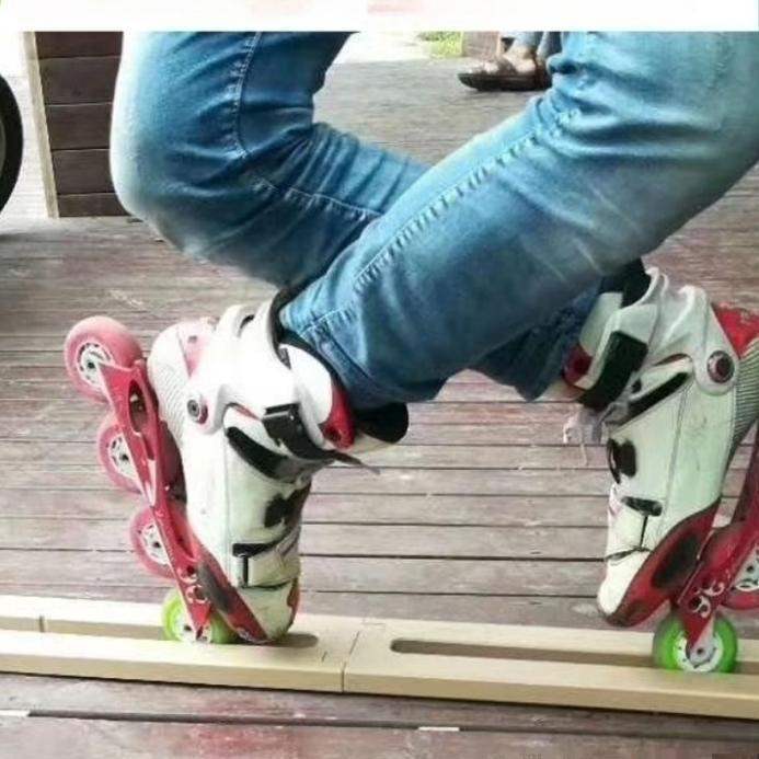 Old a Roller Skating Blade Sharpener for Freestyle Training, Figure Skating Training Prop for Competition Use