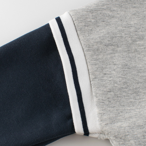 27kids brand children's clothing 2024 autumn new boys' clothing autumn and winter children's sweatshirt plus velvet one piece dropshipping