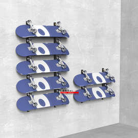 滑板架货架展示架活力板置物架摆放收纳架长板滑雪板陈列架多层跨