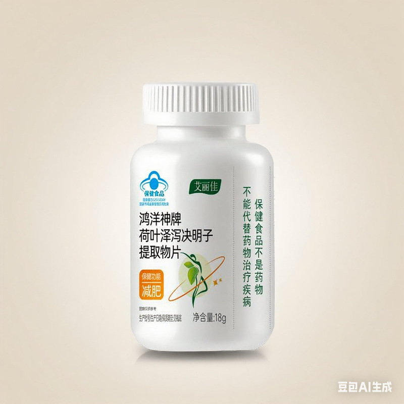 蓝帽减肥片鸿洋神牌荷叶泽泻决明子胶囊补钙|undefined