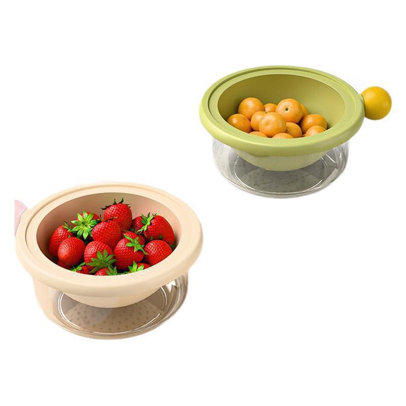 白色大嘴沥水篮厨房洗菜篮沥水架 食品级 PP 材质|undefined