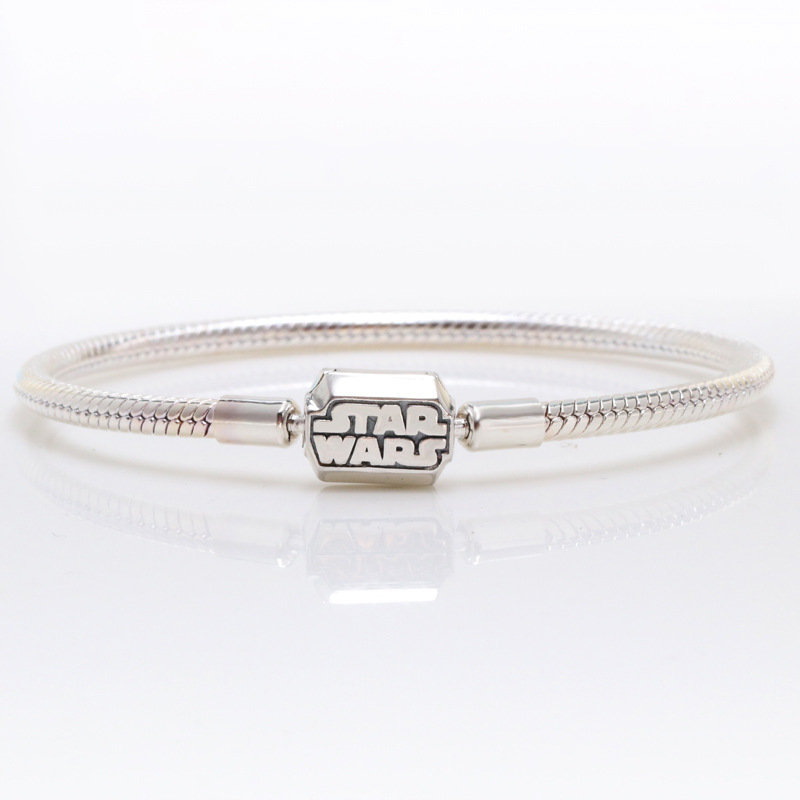 Pandora New Star Wars White Copper Bracelet Women's European and American New Snake Bone Bracelet Women's Surprise Gift All-match