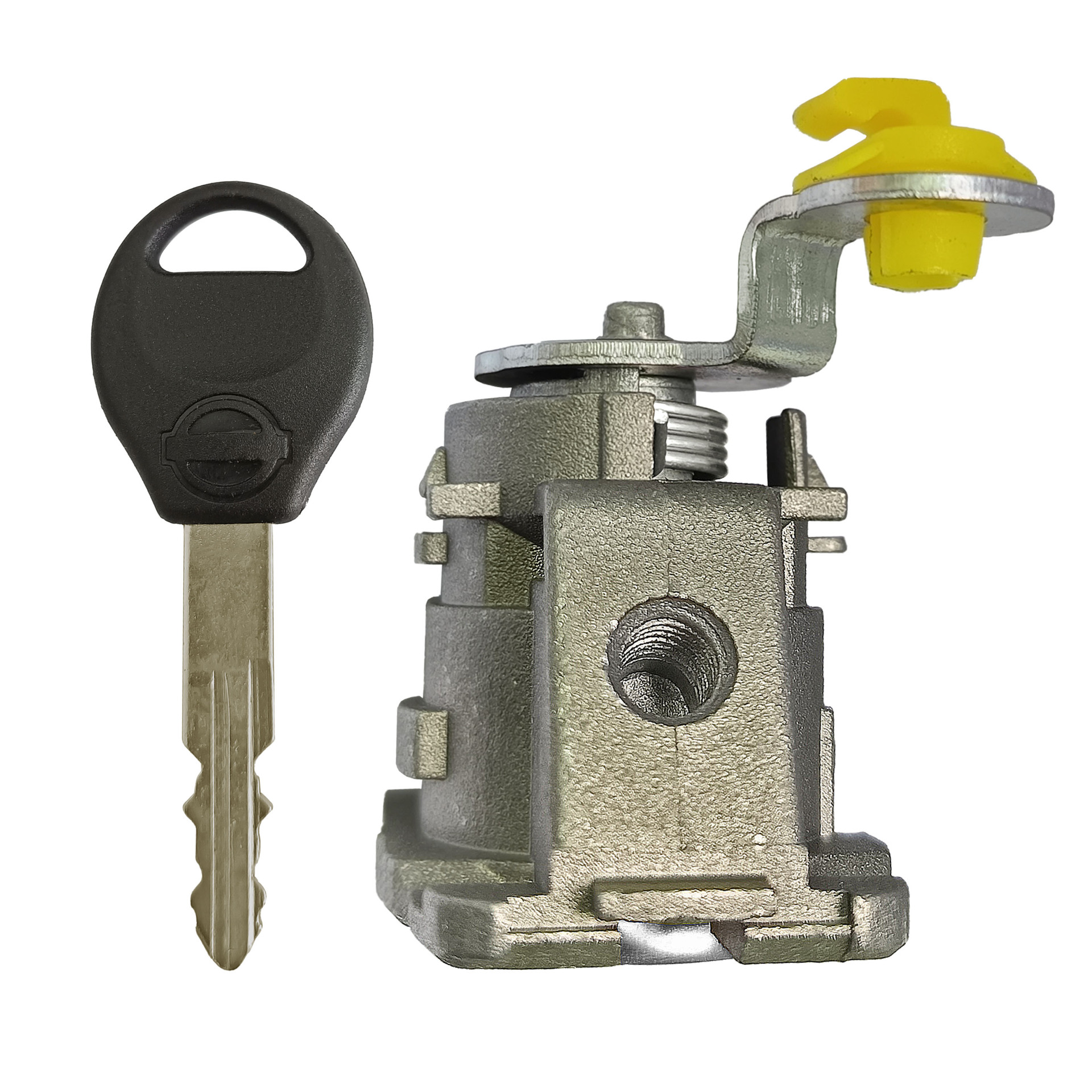 Aplicable a NISSAN08 Tianasana cilindro de la puerta izquierda cilindro de la puerta del conductor cilindro de la puerta del automóvil NISSAN modificación de reemplazo del cilindro de la puerta