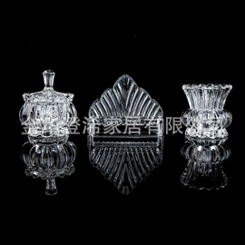 玻璃工艺品;蜡烛器皿;蜡烛