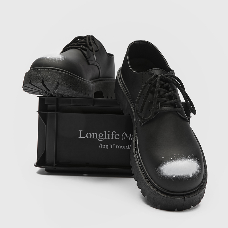 ShoeVault Summer Leather Shoes For Men, Casual Big Toe Derby, Hong Kong Style Suit, Youth Hair Stylist, Wide Foot British Style,_vogvips.com