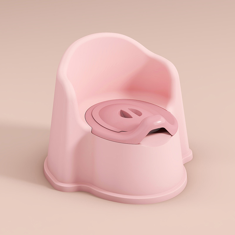 Children's Toilet Artifact with Backrest for Baby Girl, Small Toilet for Home, Infant Urinal, Special Training Urinal for Boy