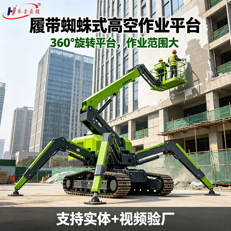 Self-Propelled Tracked Spider-Type Articulated Arm Lift for All-Terrain Coverage in Narrow Passages, Articulated Arm Aerial Work Vehicle Self-Propelled Tracked Spider-Type Articulated Arm Lift for All-Terrain Coverage in Narrow Passages, Articulated Arm Aerial Work Vehicle