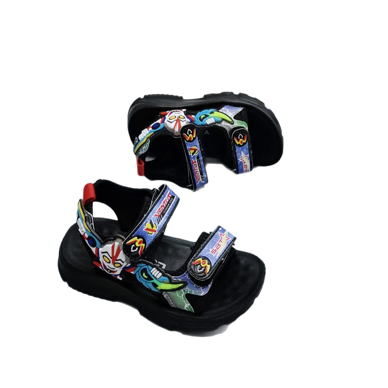 Sandalias de verano de 1 a 3 años Sandalias de fondo ligero para niños Zapatos de playa para niños Sandalias para niños Sandalias para bebés Zapatos para niños