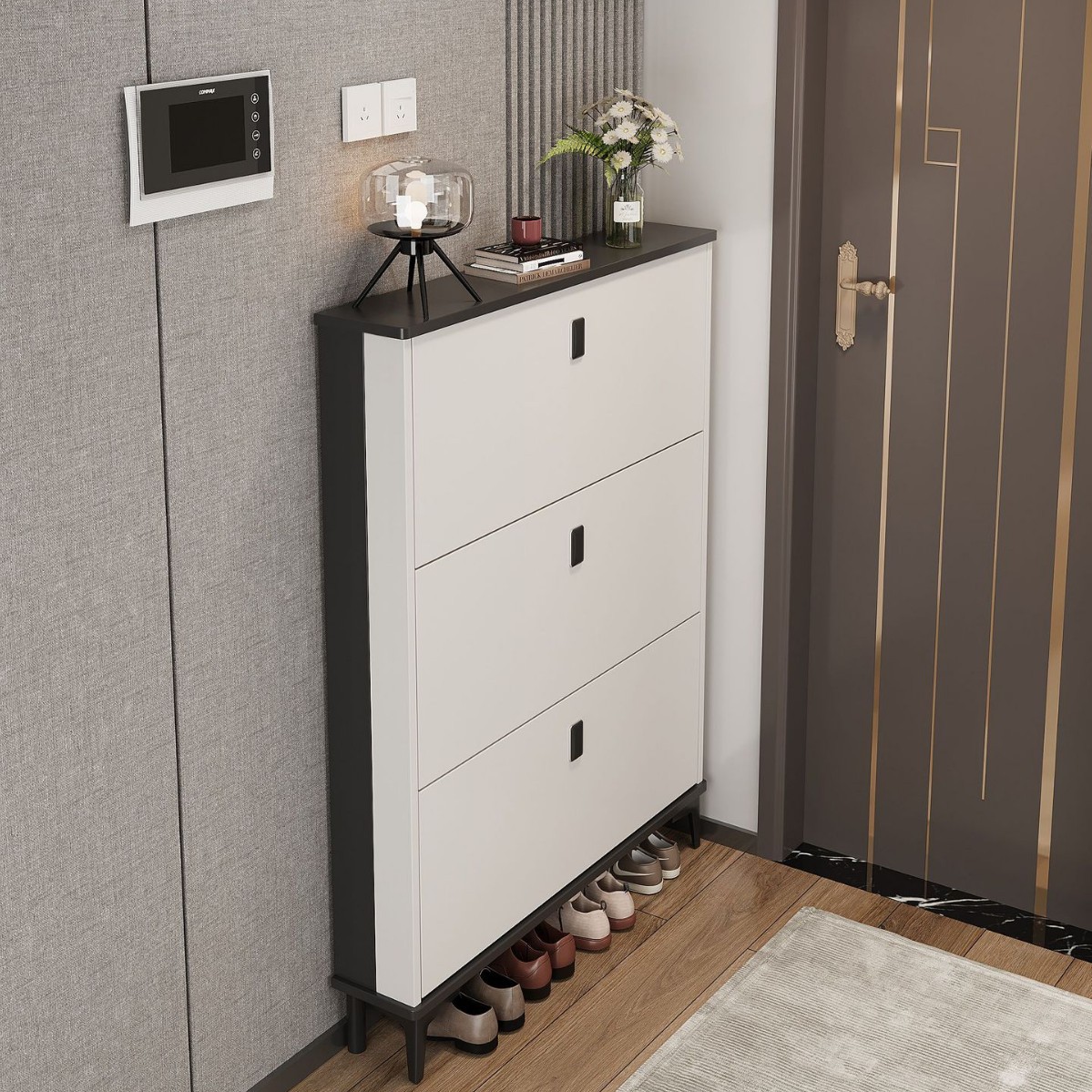 라이트 럭셔리 화이트 70*17*120 [싱글 레이어 슈즈]]