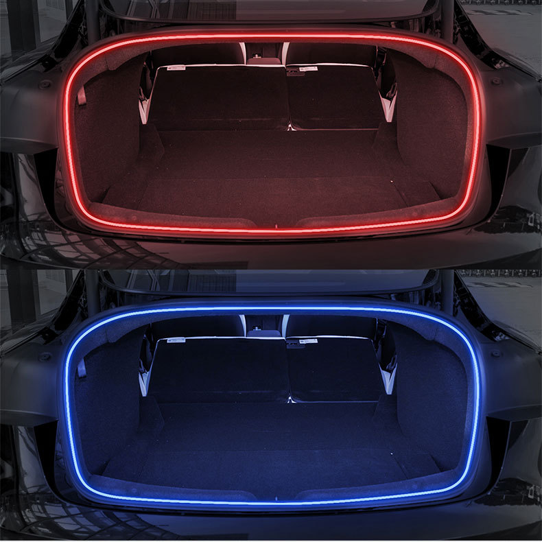 Suitable for Tesla Huanxin Edition model3 Trunk Lamp Huanxin Y Front Box Atmosphere Lamp Car Decorative Lamp