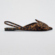 $Flat-bottomed pointed sandals for women in spring and summer of 2023 new leopard pattern bow V-shaped single shoes casual ballet shoes