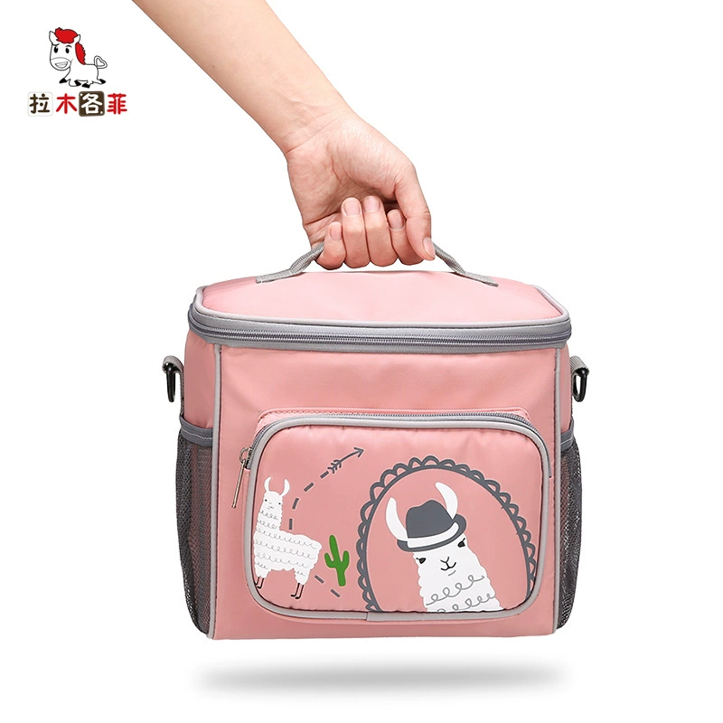 Обработанная и изготовленная на заказ портативная изолированная сумка для обеда, сумка для пикника на открытом воздухе, сумка для доставки еды на вынос, изолированная сумка