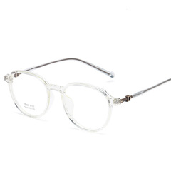 New TR personalized simple and fashionable student youth literary and artistic frame, suitable for myopic finished glasses, myopia 50-600 degrees light