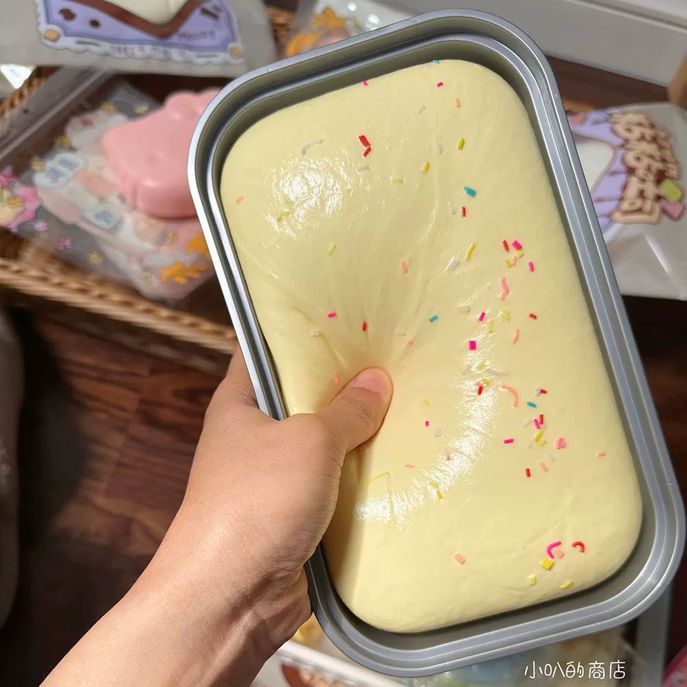 Слайм, реалистичная игрушка, сжималка, хлеб, тост
