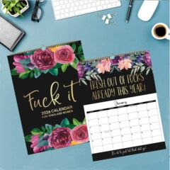 英語 2026 カレンダー For Tired-Ass Women's Calendar For Tired-Ass Women's Calendar 在庫あり