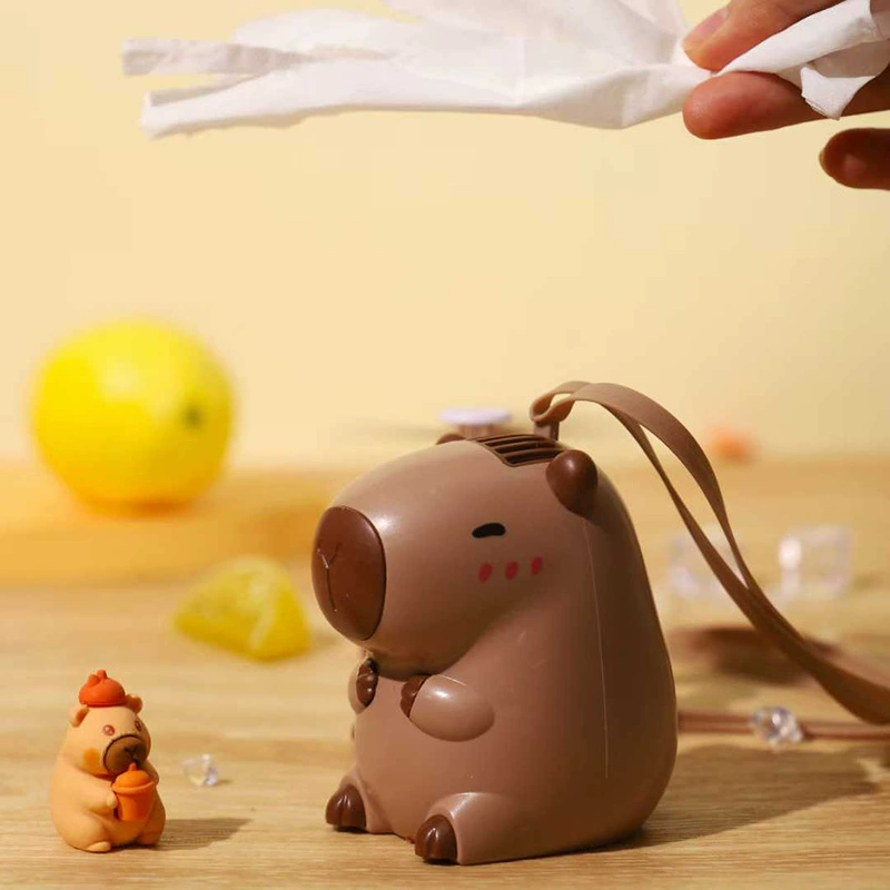 青壹坊 Small handheld summer cartoon air fan