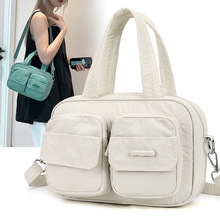 Colorful Fox韩版工装女包2024冬季新款单肩斜挎包多口袋手提包女