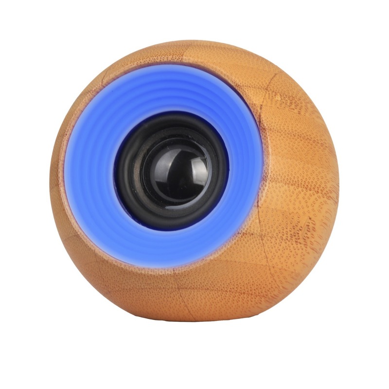 Bamboo speaker竹木円形bluetoothスピーカー無線ポータブル竹木小スピーカーledカラーライト|undefined