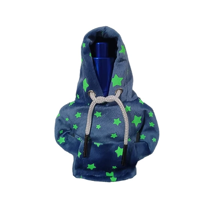 Sürətlər qutusu və əl tormozu başlıqları Halloween hoodie gear lever - blue-fluorescent-sweatshirt