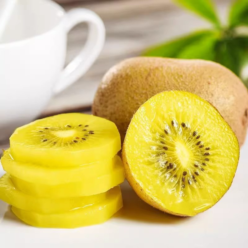 Sichuan Pujiang yellow heart kiwi fresh free shipping奇异果20 pieces large fruit golden fruit seasonal whole box free shipping gift box