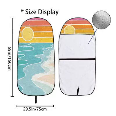 2-piece car seat towel: Universal seat cover - ssfht166-75x150-2-piece-set