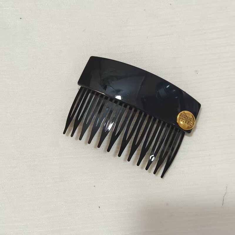 发夹侧边刘海夹发梳插梳发卡女碎发整理神器成人头饰醋酸磨砂夹子|undefined
