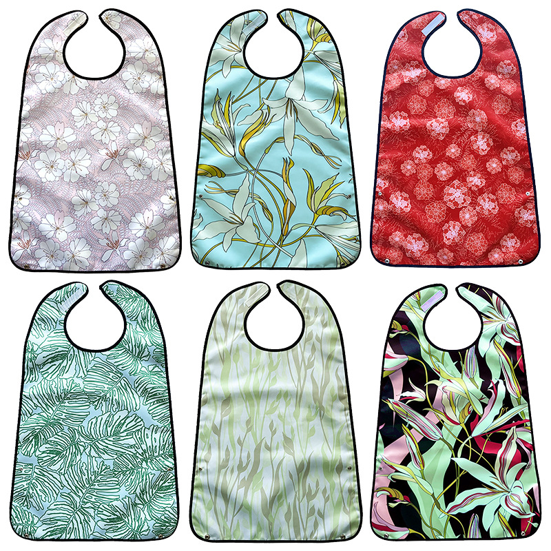 Cross-border supply Adult bib bib bib for the elderly waterproof bib for nursing bib