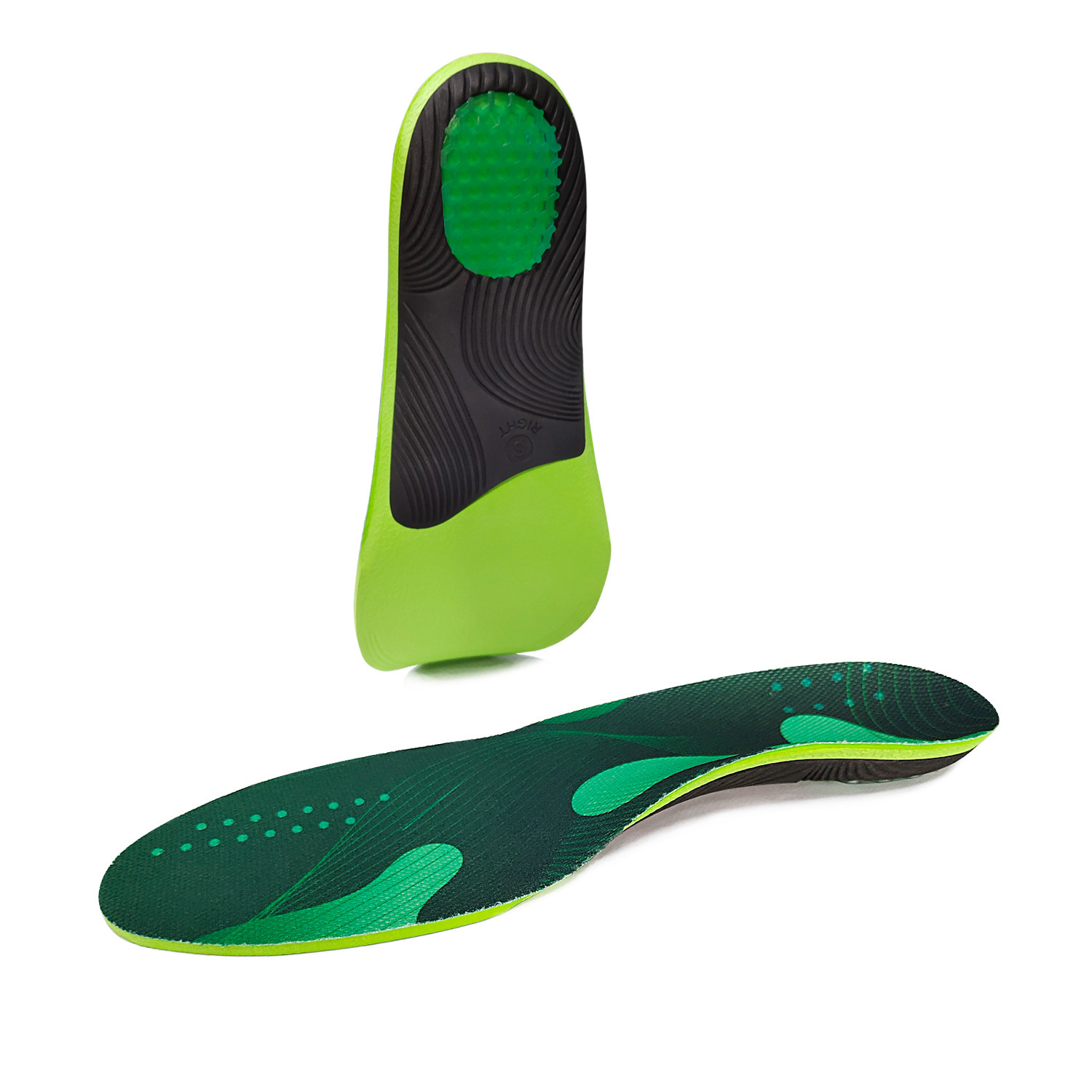 Nuevo arco deportivo ligero corrección plantilla transpirable para hombres y mujeres, suave y cómoda plantilla de amortiguación de alta elasticidad