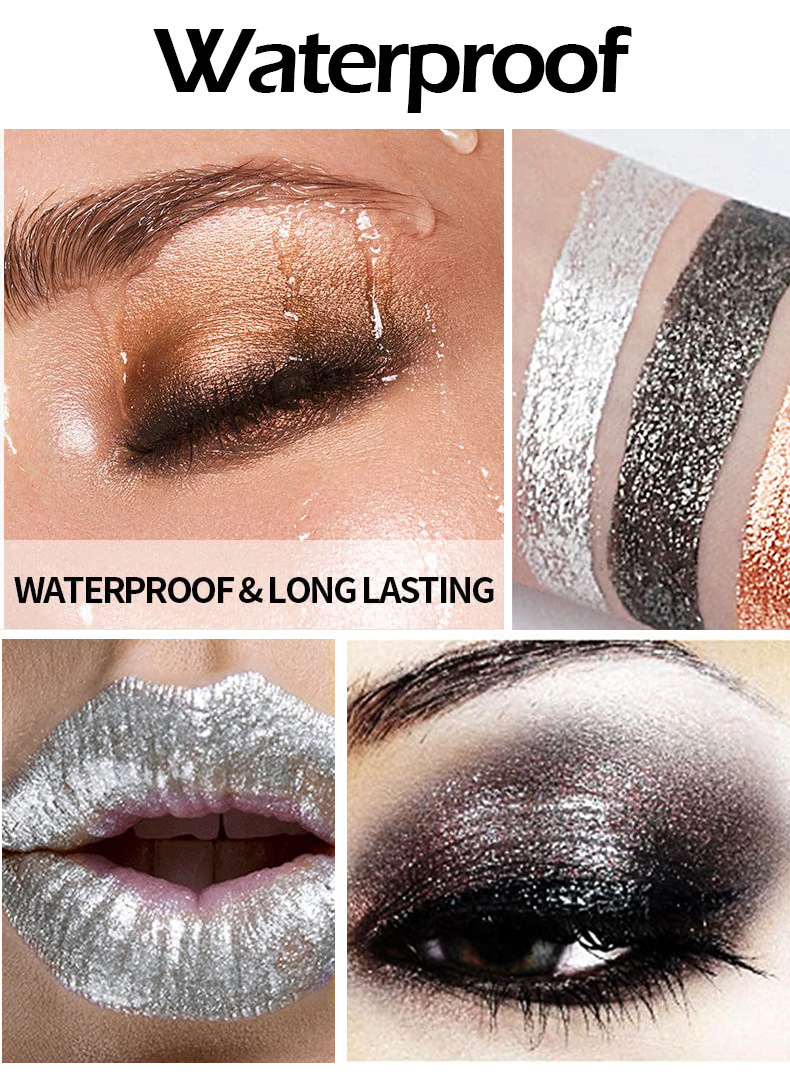 Cross-border bestseller Fit Colors3: Smoky Eye Water, Eyeshadow Diamond Liquid, Pearlescent Fine Sparkling Eyeshadow Liquid, Lip Gloss undefined