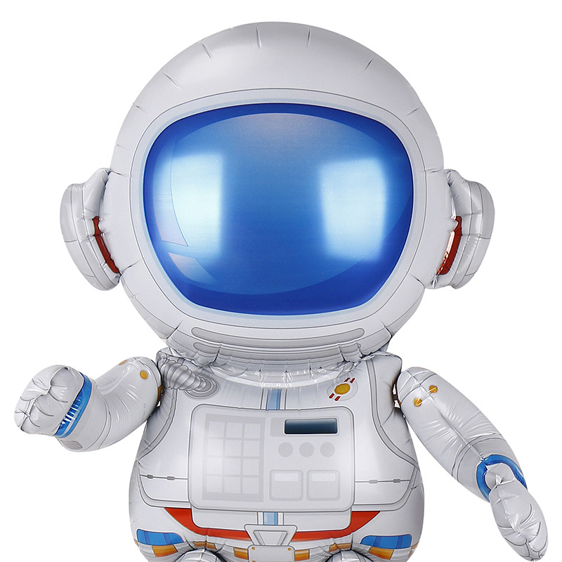 Nuevo personaje globo astronauta globo dibujos animados lindo universo tema niños cumpleaños fiesta decoración globo