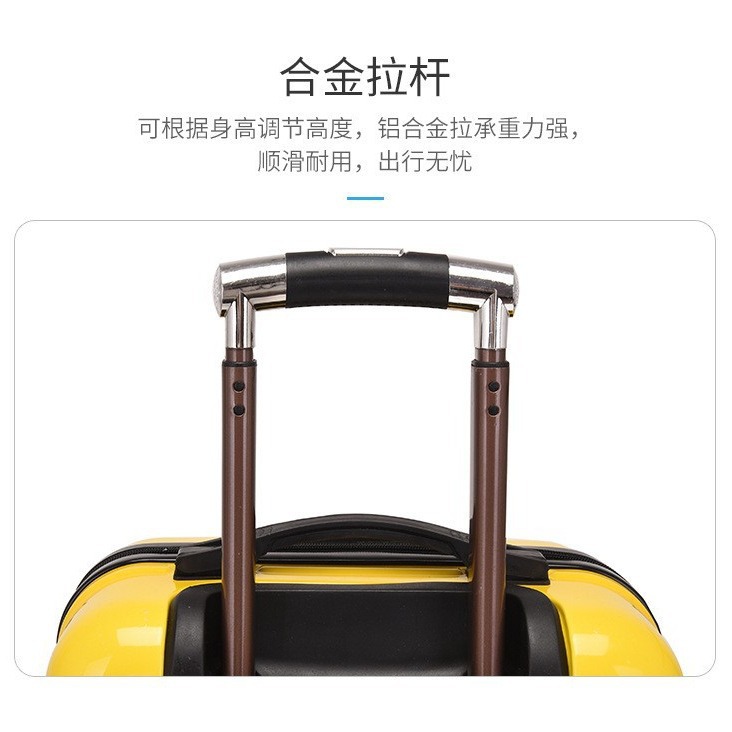 Mayorista de niños 18 pulgadas impresión de maleta de dibujos animados de gran capacidad maleta de embarque rueda universal contraseña maleta de viaje