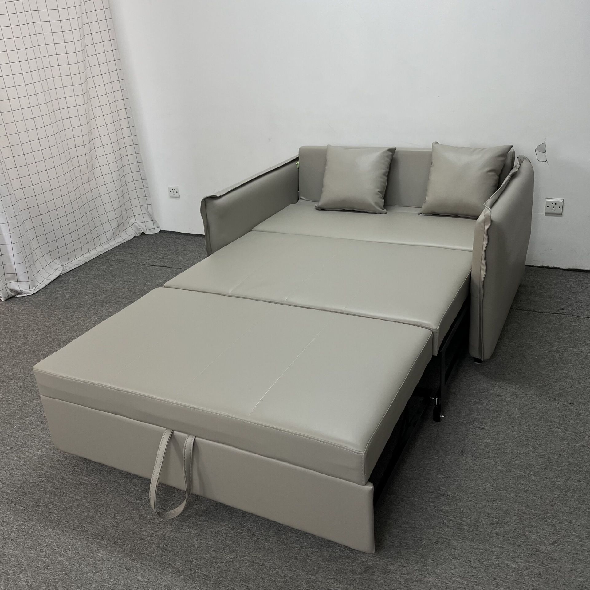 Sofá cama multifuncional plegable extraíble sala de estar dormitorio pequeño sofá cama sofá de cuero sofá