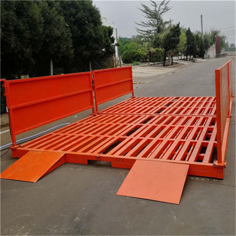 厂家全自动建筑工地洗轮机 滚轴平板式车辆清洗台 工程洗车机