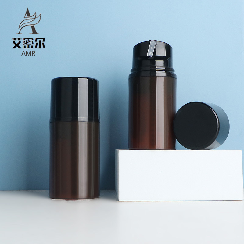 透棕胖pp卡扣式真空瓶 多规格精华按压乳液瓶PP大容量分装瓶