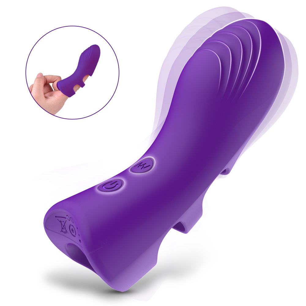 Star Shine Silikon-Vibrator mit 10 Frequenzen, Flirt- und Massagefunktion für Paare, Fingerhülle (Großhandel)_voghion.com