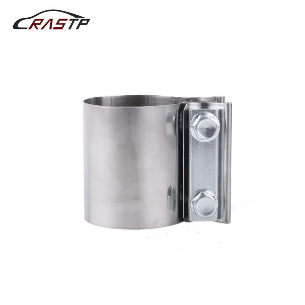 Трансграничный автомобиль модифицированный универсальная нержавеющая сталь 2.25/2.5/3,0 дюйма выхлопная труба зажат хвостовой обруч