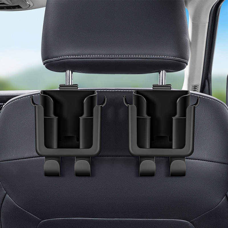 車載カーシートバックフック後列多機能車用コップラック車内収納ケース傘置物|undefined