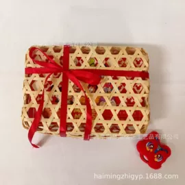 竹编;收纳篮/筐;竹质工艺品