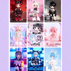 Lilolo バイナリ恋人シリーズ BJD ブラインドボックスかわいいアニメ周辺フィギュアデスクトップ装飾品人形ギフト
